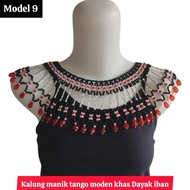 Model 9 - dayak lotus necklace / dayak necklace / dayak bead necklace / bead necklace / Kalimantan d