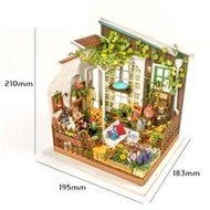 【酷正3C】米勒的陽光花園→DIY小屋 袖珍屋 娃娃屋 模型屋 材料包 玩具娃娃住屋 手做工藝 拼裝房子 禮物