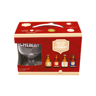 奇美修道院啤酒系列杯組禮盒(4酒1杯) Chimay Deluxe Belgian Gift Pack