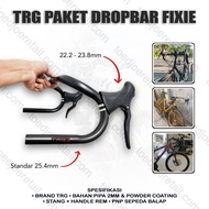 Paket setang sepeda balap roadbike trackbar fixie Gravel Fixed Gear Surly minion minivelo dropbar no