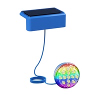 Solar Pool LED Light for Fish Pond Fountain Remote Control Pool LED Light RGB Color Timer LED Light