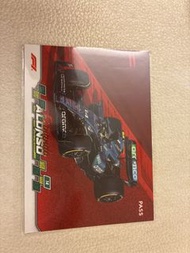 Topps Formula 1 Fernando Alonso Card