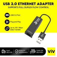 DAP D-H07 Popcorn USB 2.0 to Ethernet Adapter RJ45 Lan Networks Card For Android PC Laptop