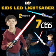 Expandable Lightsaber Sword Rechargeable Light Saber Toy LED Light Up Saber 7 Color Kids Toys Sword