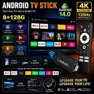 Android Smart 4K 5G WIFI TV Stick 8GB+128GB TV Stick Android  Smart TV Stick Supports Bluetooth 5.0