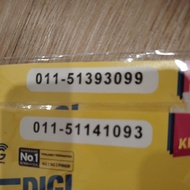 nice number VIP number prepaid 011-51141093 ; 011-51393099