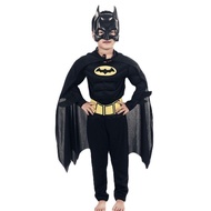 Halloween Vampire Black Bat Muscle Costume Kids Masquerade Cosplay Performance Costume Export