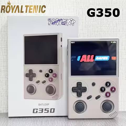G350 Handheld Game Console 3.5'' IPS Screen Linux System Dual Joystick Vibration Motor Retro Portabl