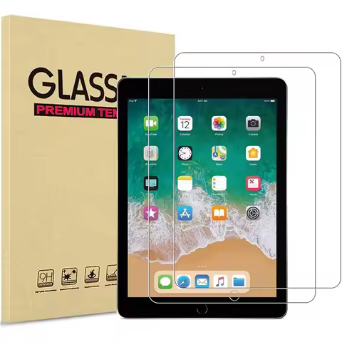 2pcs 9H Tempered Glass For iPad 5th 6th 9.7'' 2017 2018 Clear Screen Protector For iPad A1822 A1893 