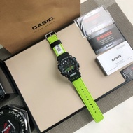 GA-900 GA-900#14 LIGHT GREEN CLOTH STRAP MAT MOTO 2020 ANALOG-DIGITAL POWERSAVE AUTOLIGHT FUNCTION