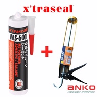 XTRASEAL MS-601 MS POLYMER SEALANT WITH SILICONE CAULKING GUN ( WHITE )