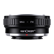K&amp;F Concept Lens Adapter for M42 Screw in Mount Lens to Fujifilm Fuji X Camera X10 X20 X30 XF1