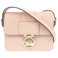 近全新 Longchamp Box Trot 粉紅皮革肩背包 0711 [二手] Longchamp