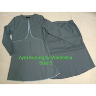 Ayra Kurung Wardeena/Kurung Moden/Prelove Size S