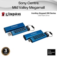 Kingston IronKey Keypad 200 Series USB Flash Drive 200C (16GB/32GB/64GB/128GB/256B/512GB)