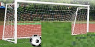 732x244cm 11 People Person Soccer Football Fustal Goals Gol Post Set Bola Sepak Jaring Tiang Goal Tr