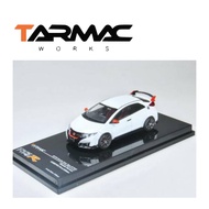 Tarmac Works 1:64 HONDA CIVIC TYPE R FK2 MODELO VERSION Diecast Car Toy