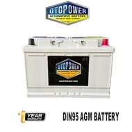 Otopower DIN95 AGM LN5 (KOREA) Car Battery for  Start Stop AGM Car Battery For BMW F10, F30 / Audi Q