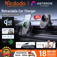 MCDODO Wireless Car Charger Magsafe Magnetic Qi2 Fast Charging 25W