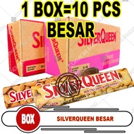 SilverQueen 52gr Besar 1 Box Isi 10 Pcs Coklat Silver Queen 52 gram Varian Rasa Mede Almond Kemasan 