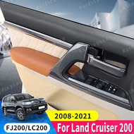 For Toyota Land Cruiser 200 LC200 Fj200 Interior Decoration Modification Carbon Fiber Handle Gearbox