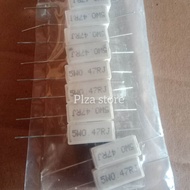R Kapur 0.47ohm 5Watt Resistor kapur 047 ohm 5W R kapur 5watt 047 ohm
