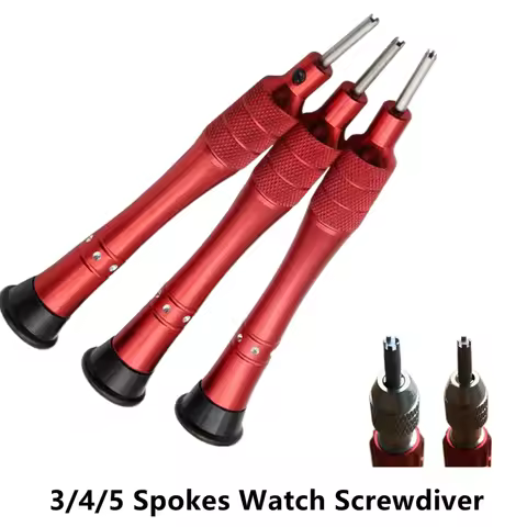 Red Carbon Steel 3 4 5 Spokes Star Screwdriver For Richard Mille Watch Repair Fix Tool Watch Accesso