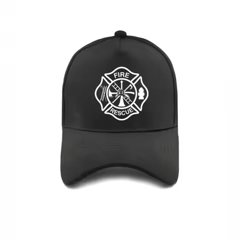 Fire Rescue Firefighter Baseball Caps Adjustable Snapback Caps Fashion Unisex Cool Fireman Hats MZ-2
