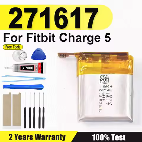 271617 NEW Battery Replacement Battery 65mAh For Fitbit Charge 5 Charge5 Smart Sports Watch Batterie