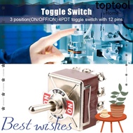 TOPTOOL ​​3 Position Switch​​, High Current Capacity Controller Device Button Mechanism for Mechanic