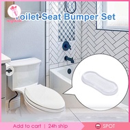 [Ready StockMEGIDEAL] 4Pcs Bidet Toilet Seat Lid Bumpers Buffer Spacers Strong Adhesive Fitting