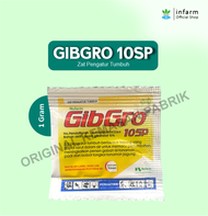 INFARM - Gibgro 10 SP 1 Gram Zat Hormon Booster Pengatur Tumbuh Padi dan Jagung