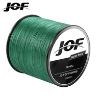 JOF 100M Green PE Braided Fishing Line 4 Stands Durable Strong Dyneema Fishing Line 6 8 10 15 20 25 