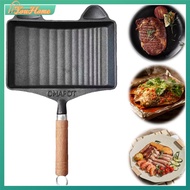 【Fast Delivery】Cast Iron Frying Pan Pre-Seasoned Omelette Pan with Handle Skillet Chefs Pan for Indo