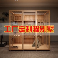 Large Cat House Panorama Glass Cat House House House Household Luxury Cat Cage Indoor Cat House Cust