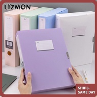 LIZMON Document Storage Box, Folder Large Capacity A4 Information Box, Multifunctional File Box Lear