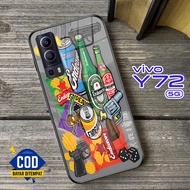 VIVO Y72 (5G) Glass Softcase - VIVO Y72 (5G) Mobile Phone Case [T97].
