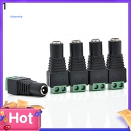 SPVPZ 5 Pcs DC 12V Power Plug Connector Adapter for 5050 LED Strip Light Power Supply