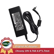 Original For Hasee K610D-i7 D1D2A29D3 Laptop Power Supply Chicony A10-090P3A 19V 4.74A 90W AC Adapte