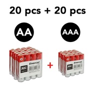 Bateri AA AAA Tahan Lama ENERCEL BATTERY AA / AAA Batteries Bateri AA / AAA 2029 Expiry Carbon Zinc 