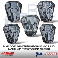 Original New Nmax Neo Turbo Carbon WTP Carbon Dip Windshield Mount Panel Cover Motorcycle Accessorie