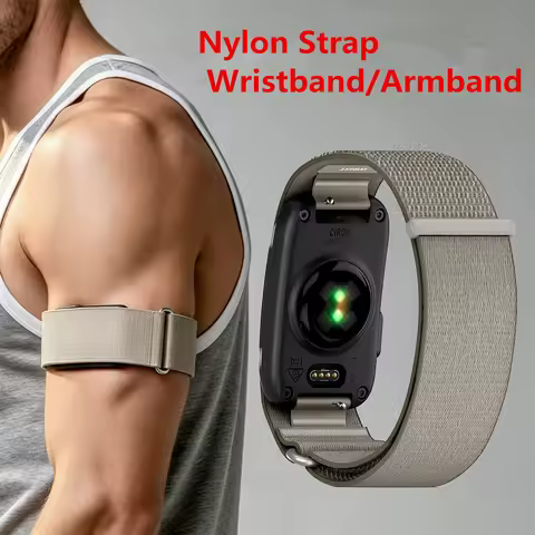 Breathable Nylon Bicep Band Armband For Garmin CIRQA Smart Band Adjustable Sports Wristband For Garm