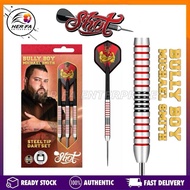 SHOT Michael Smith Bully Boy Steel Tip Dart Set MSST-24 - Plated Brass with special case packaging