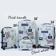 TRAVEL POINT ABS+PC 28 inch or 24+28 inch 360°  TRAVEL LUGGAGE PRINTING LUGGAGE