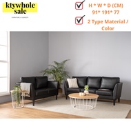 KTY Ghibli 3 Seater Sofa / 2+3 Seater Sofa / Fabric Sofa / PU Sofa / 2 Seater Sofa / 3 Seater Sofa /