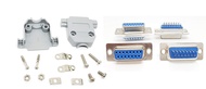 Pc Accessories - Connectors Pro 10 Sets Solder Type DB15 Female and Plastic Hoods, D-Sub Connector +