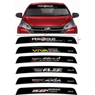Sticker Front Car Windscreen Windshield Sticker Car Mirror Stickers Proton/R3/Saga/Persona/Perodua/A