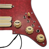 KR- -HSS  Alnico V Humbucker Pickup Prewired Pickguard Pickups Guitar Wiring Harness Push-Pull Singl
