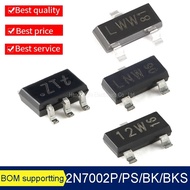 10PCS Original 2N7002 2N7002P PS 2N7002BK 2N7002BKS MARKING 12W LWW ZTt LNW  SOT-23 SOT363 SMD DIODE