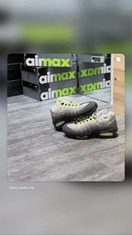 Air Max 95 OG Neon Big Bubble  Nike Air Max 95 螢光綠灰 HM4740-001